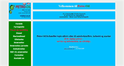 Desktop Screenshot of petrooil.dk